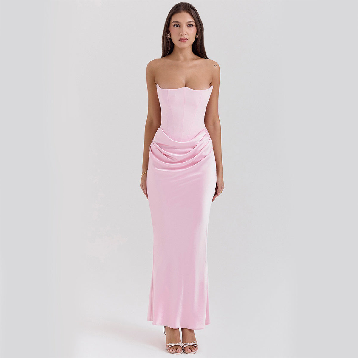 Slim Tube Top Long Sexy Dress For Women