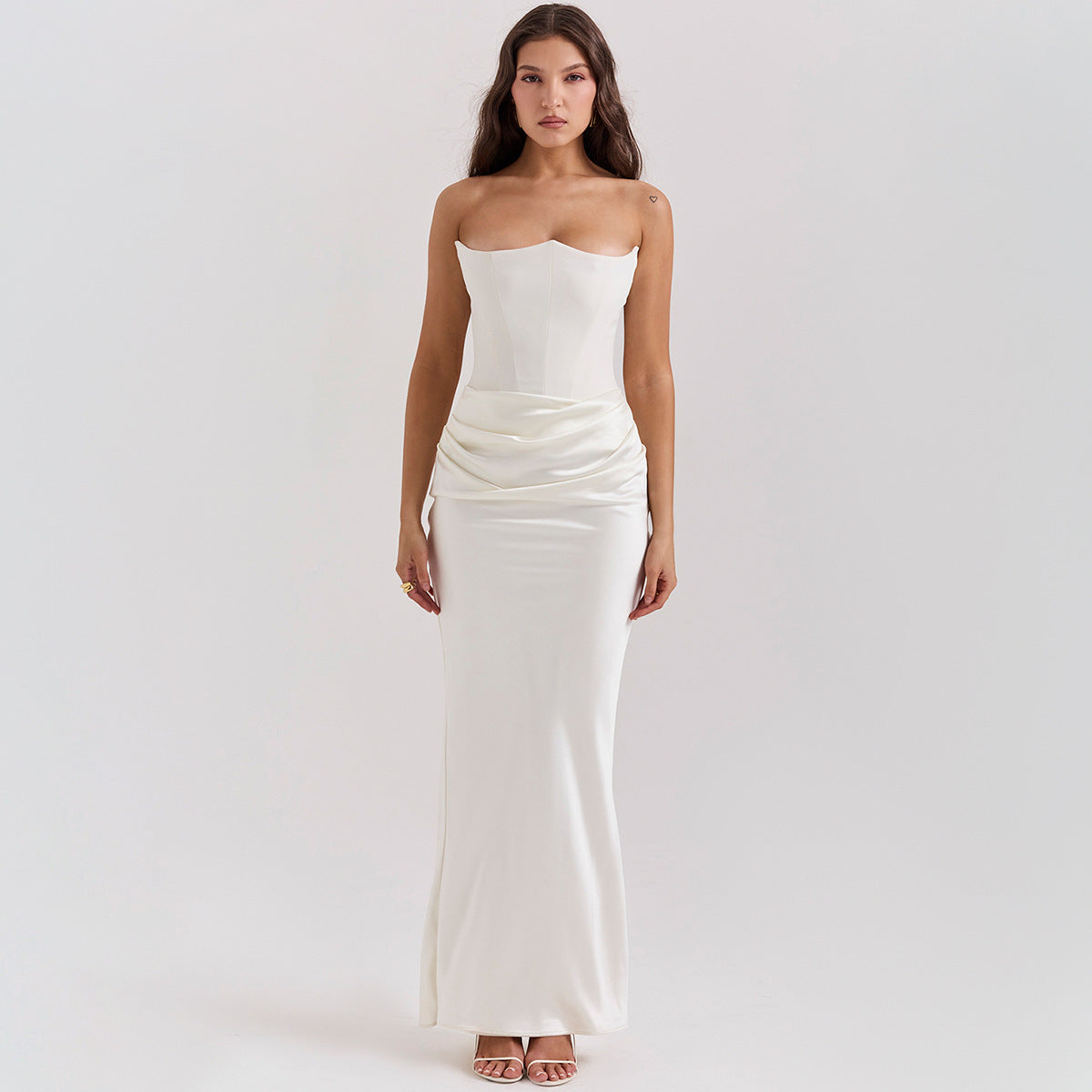 Slim Tube Top Long Sexy Dress For Women