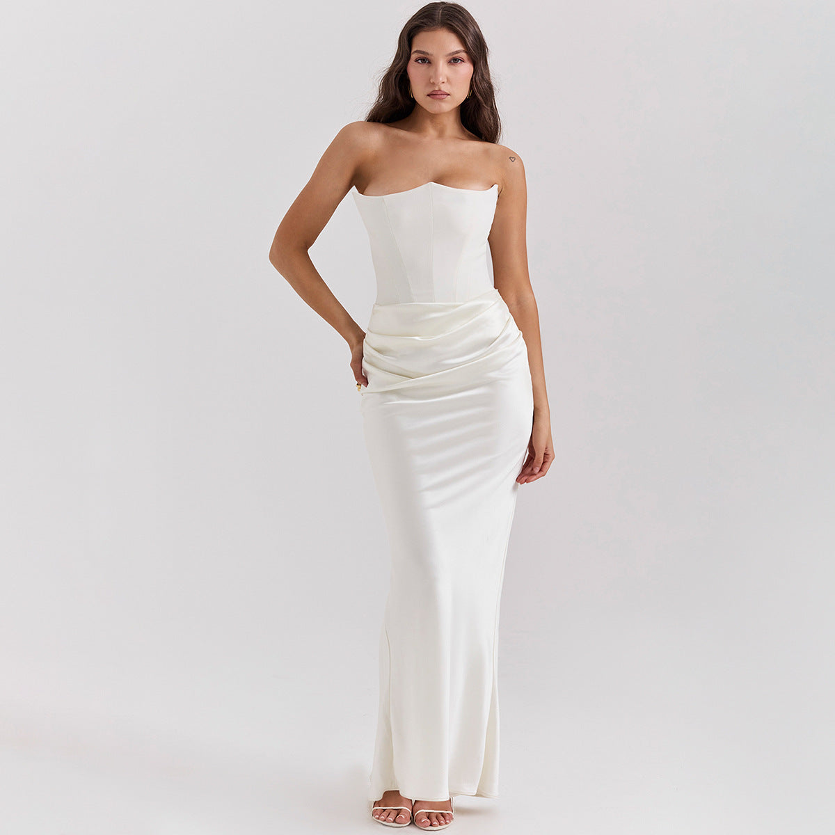Slim Tube Top Long Sexy Dress For Women